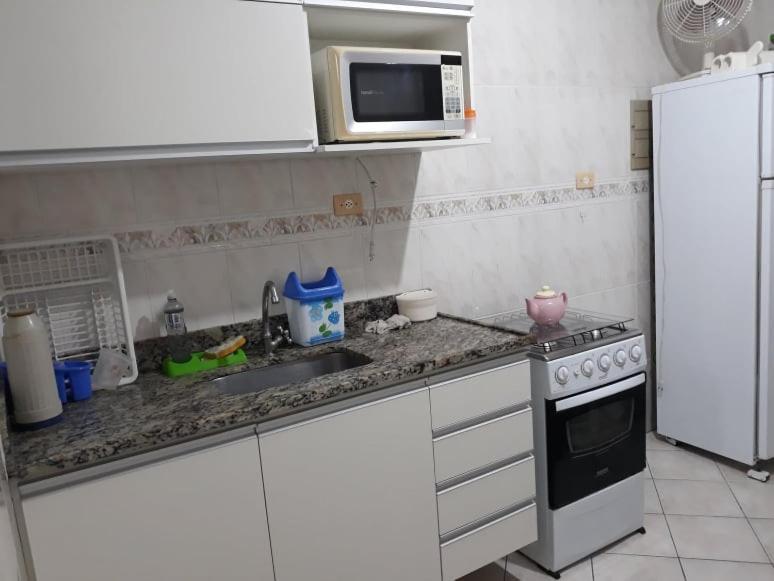 Apto Aconchegante A Uma Quadra Da Praia - Aviacao, Praia Grande - Sp ปรายากรันเด ภายนอก รูปภาพ